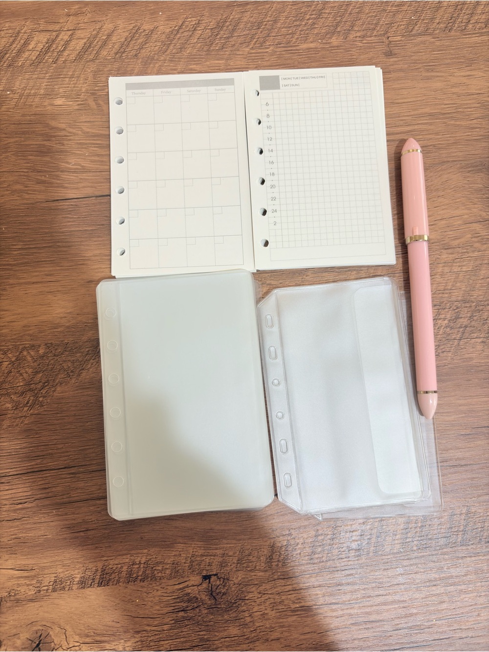 Stationery Set — A7 Binder Inserts & Sailor Fountain Pen